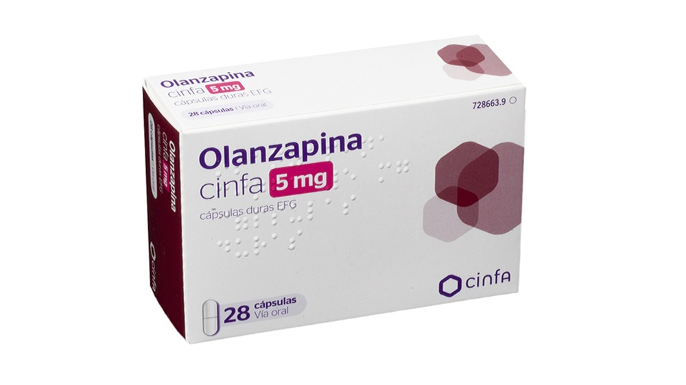 OLANZAPINA CINFA 5 mg CÁPSULAS DURAS