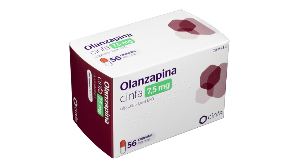 OLANZAPINA CINFA 7,5 mg CÁPSULAS DURAS