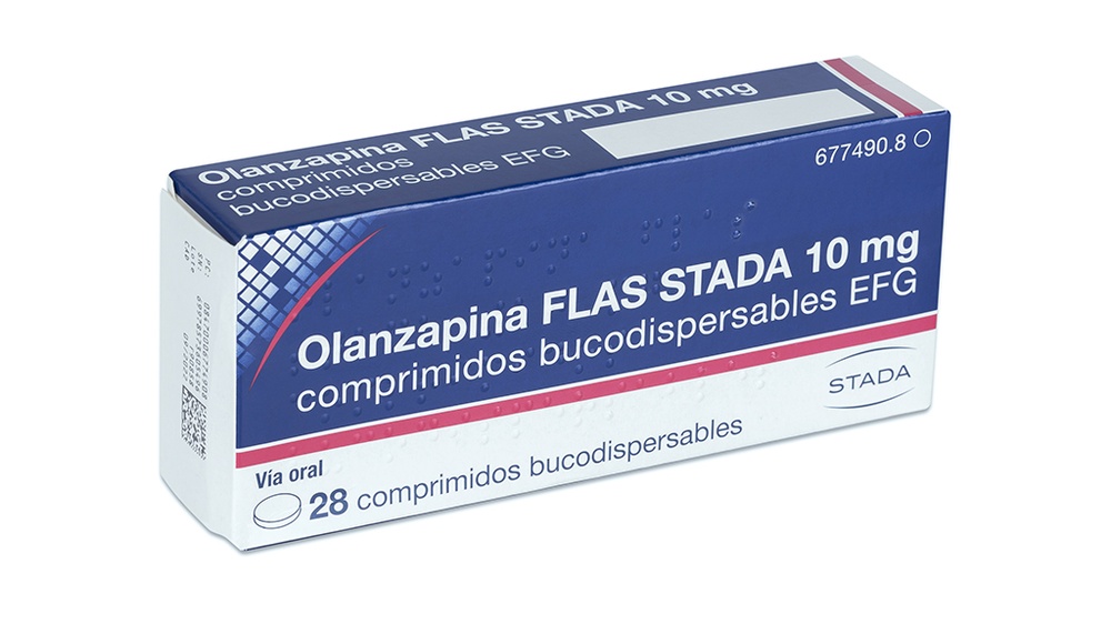 OLANZAPINA STADA 10 mg COMPRIMIDOS ORODISPERSÍVEIS