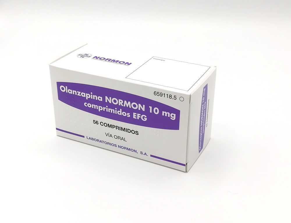 OLANZAPINA NORMON 10 mg COMPRIMIDOS
