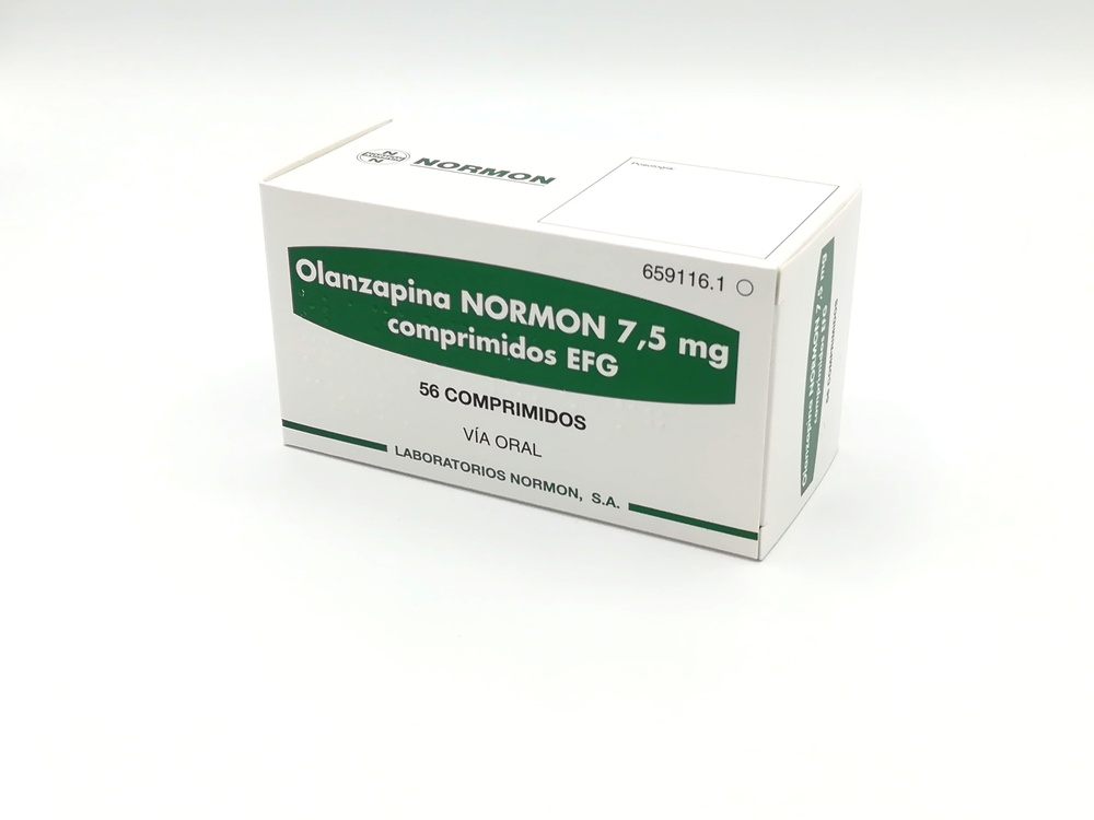 OLANZAPINA NORMON 7,5 mg COMPRIMIDOS