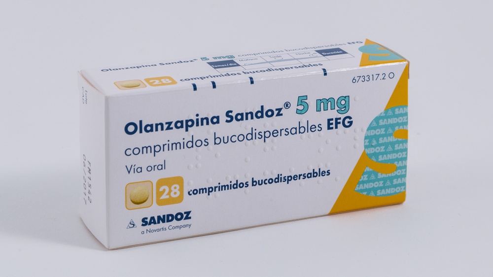 OLANZAPINA SANDOZ 5 mg COMPRIMIDOS ORODISPERSÍVEIS