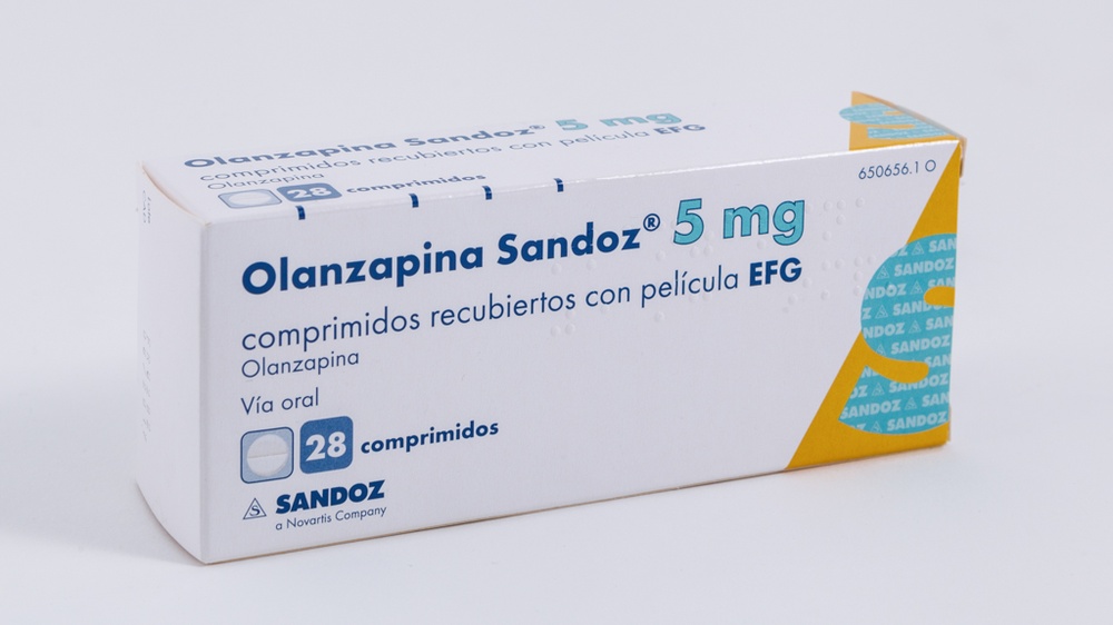 OLANZAPINA SANDOZ 5 mg COMPRIMIDOS REVESTIDOS POR PELÍCULA