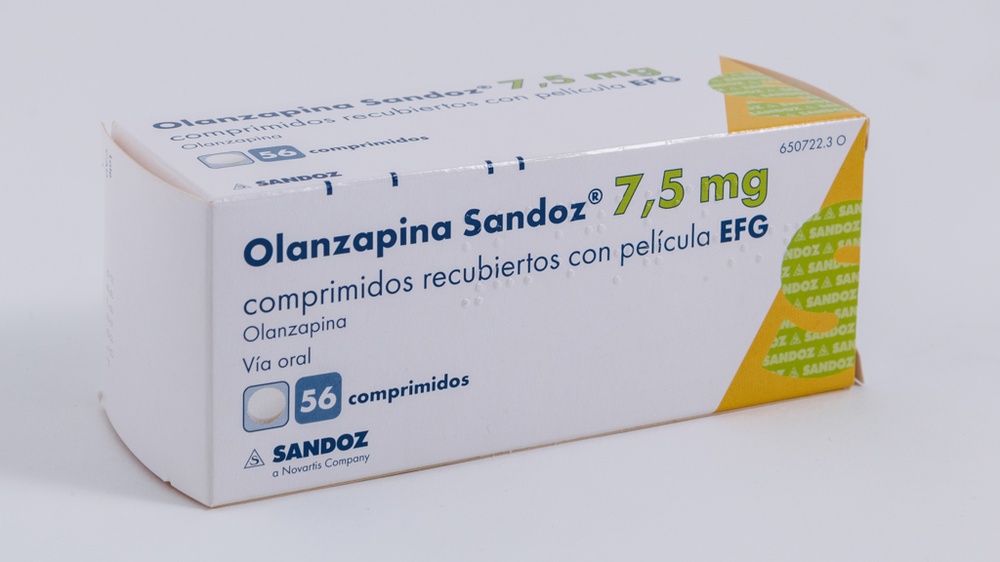OLANZAPINA SANDOZ 7,5 mg COMPRIMIDOS REVESTIDOS POR PELÍCULA