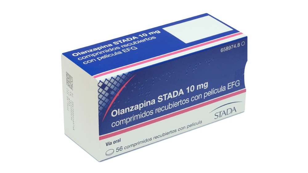 OLANZAPINA STADA 10 mg COMPRIMIDOS REVESTIDOS POR PELÍCULA