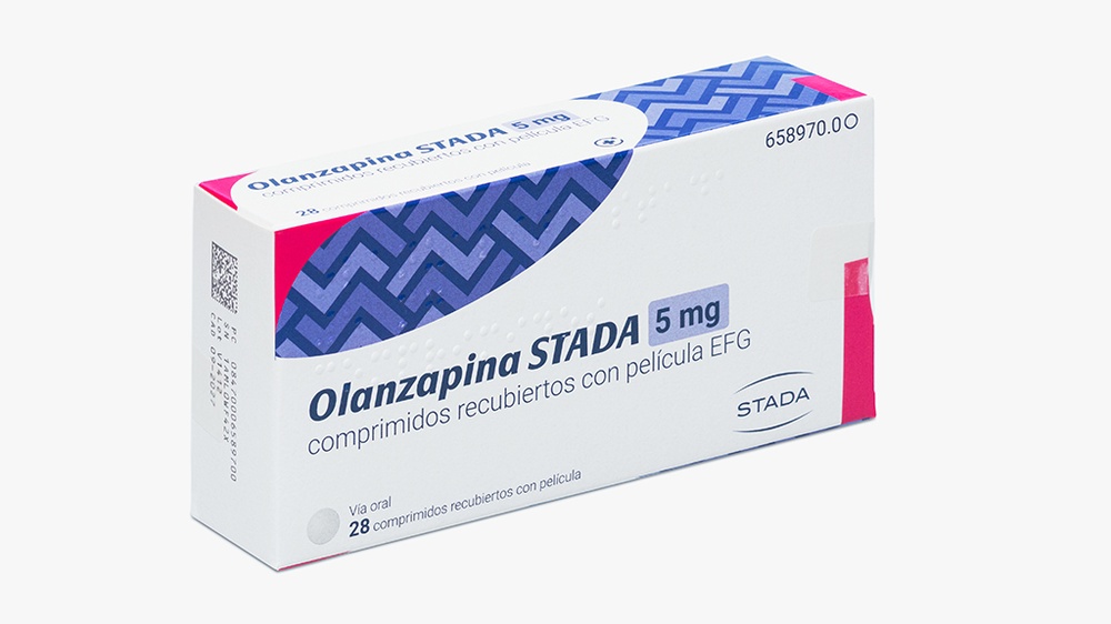OLANZAPINA STADA 5 mg COMPRIMIDOS REVESTIDOS POR PELÍCULA