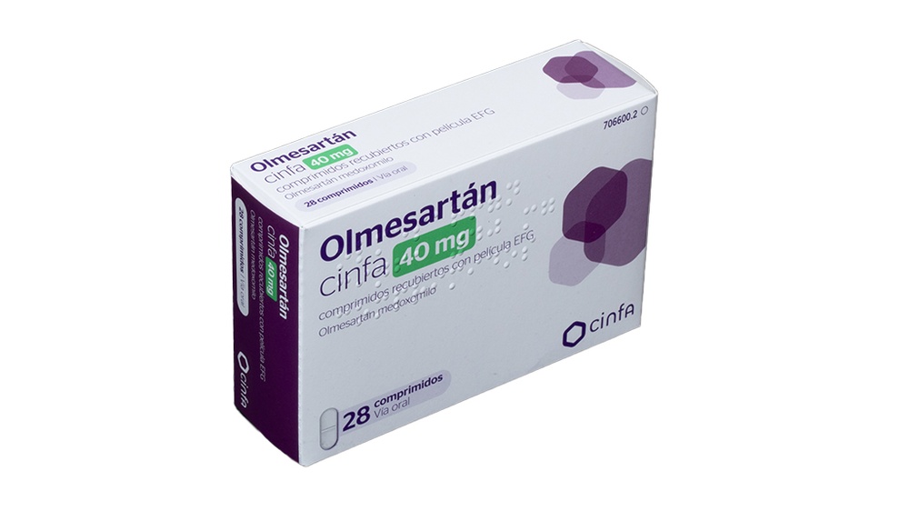 OLMESARTAN CINFA 40 mg COMPRIMIDOS REVESTIDOS POR PELÍCULA