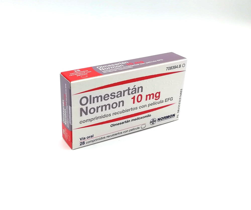 OLMESARTAN NORMON 10 mg COMPRIMIDOS REVESTIDOS POR PELÍCULA