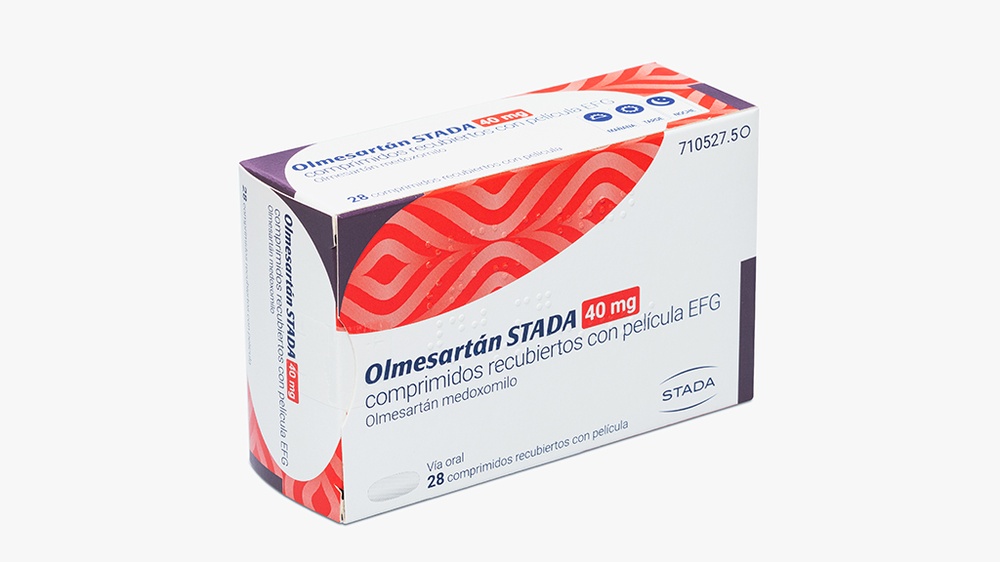 OLMESARTAN STADA 40 mg COMPRIMIDOS REVESTIDOS POR PELÍCULA