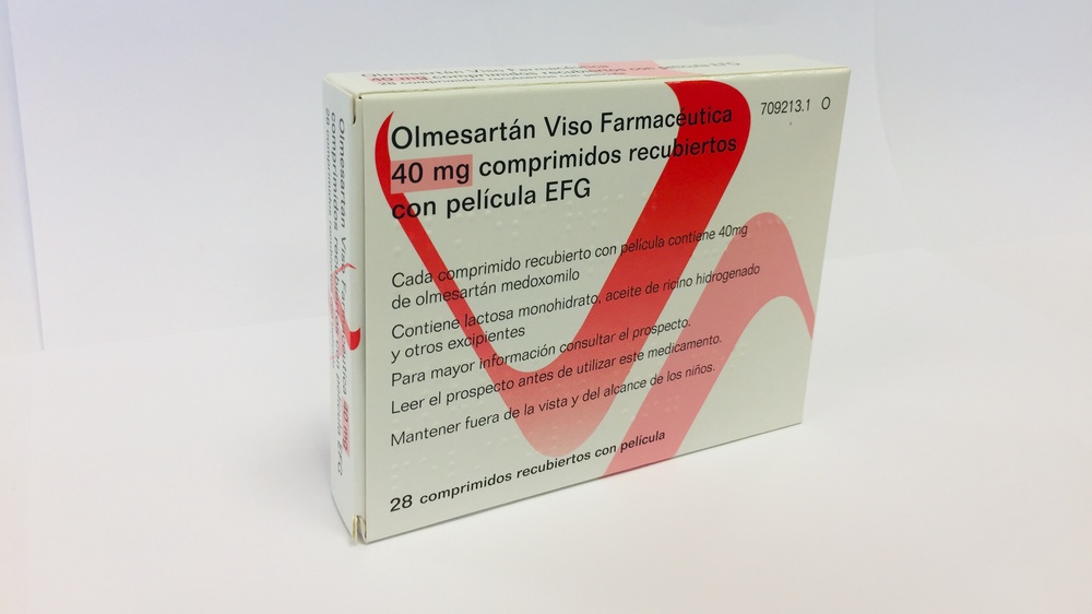 OLMESARTAN VISO FARMACÉUTICA 40 mg COMPRIMIDOS REVESTIDOS POR PELÍCULA
