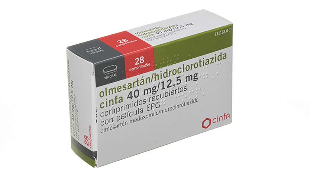 OLMESARTAN/HIDROCLOROTIAZIDA CINFA 40 mg/12,5 mg COMPRIMIDOS REVESTIDOS POR PELÍCULA