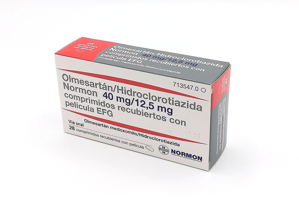 OLMESARTAN/HIDROCLOROTIAZIDA NORMON 40 mg/12,5 mg COMPRIMIDOS REVESTIDOS POR PELÍCULA