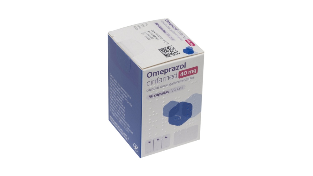 OMEPRAZOL CINFAMED 40 mg CÁPSULAS DURAS GASTRORRESISTENTES
