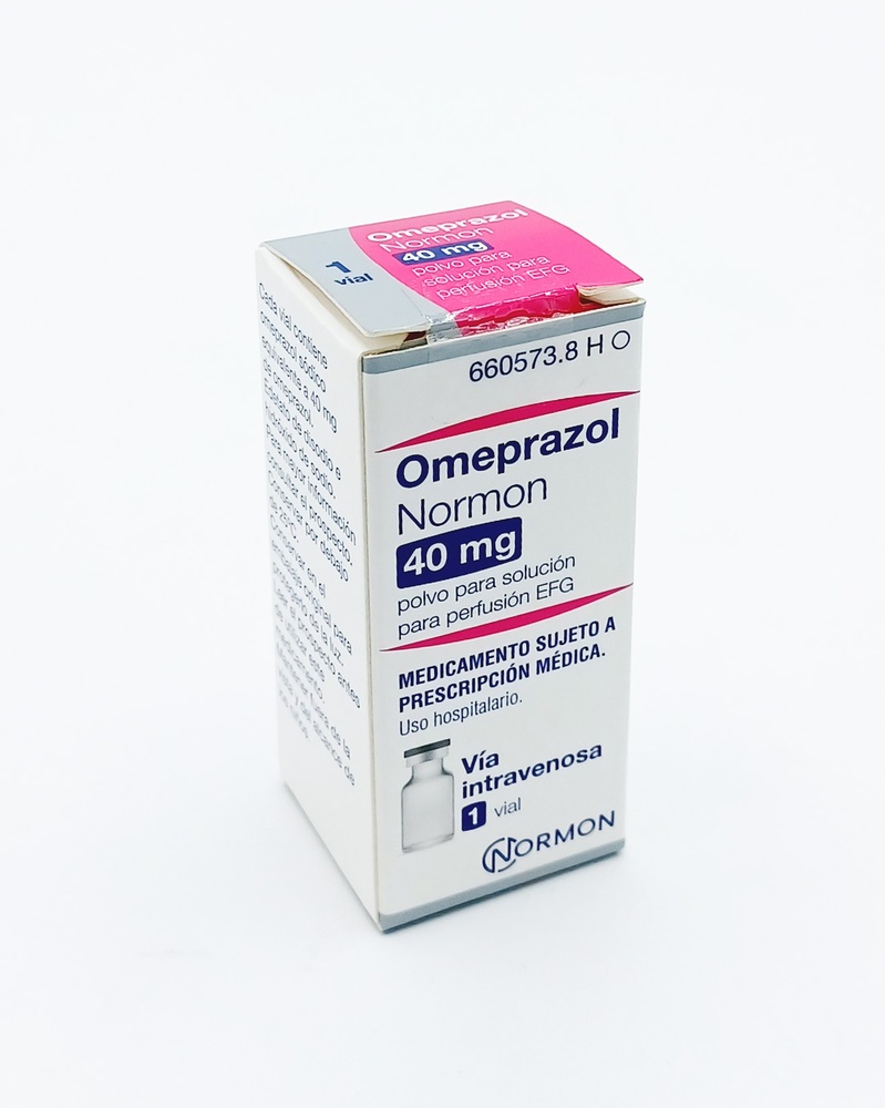 OMEPRAZOL NORMON 40 mg PÓ PARA SOLUÇÃO PARA PERFUSÃO