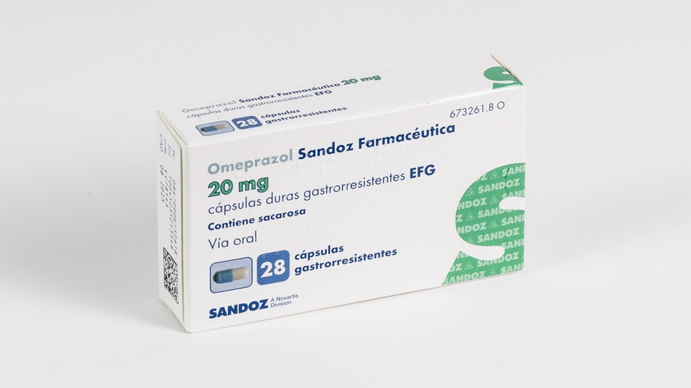 OMEPRAZOL SANDOZ 20 mg CÁPSULAS DURAS GASTRO-RESISTENTES