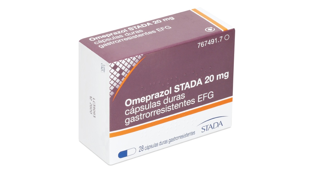 OMEPRAZOL STADA 20 mg CÁPSULAS DURAS GASTRO-RESISTENTES