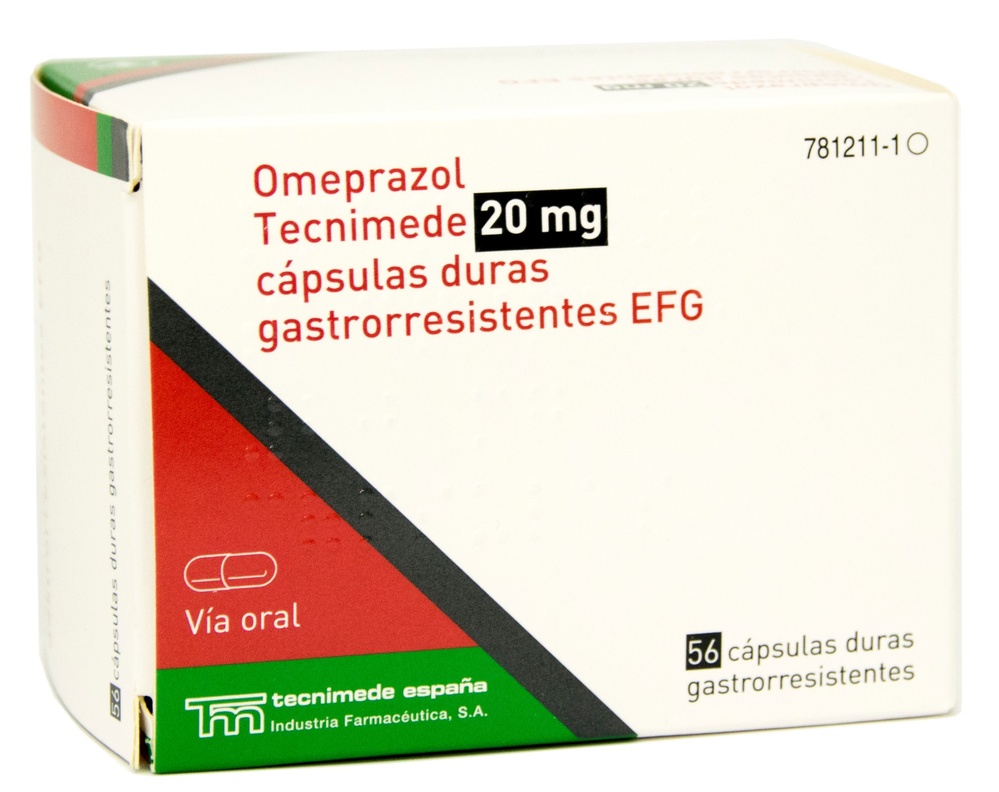 OMEPRAZOL TECNIGEN 20 mg CÁPSULAS DURAS GASTRORRESISTENTES