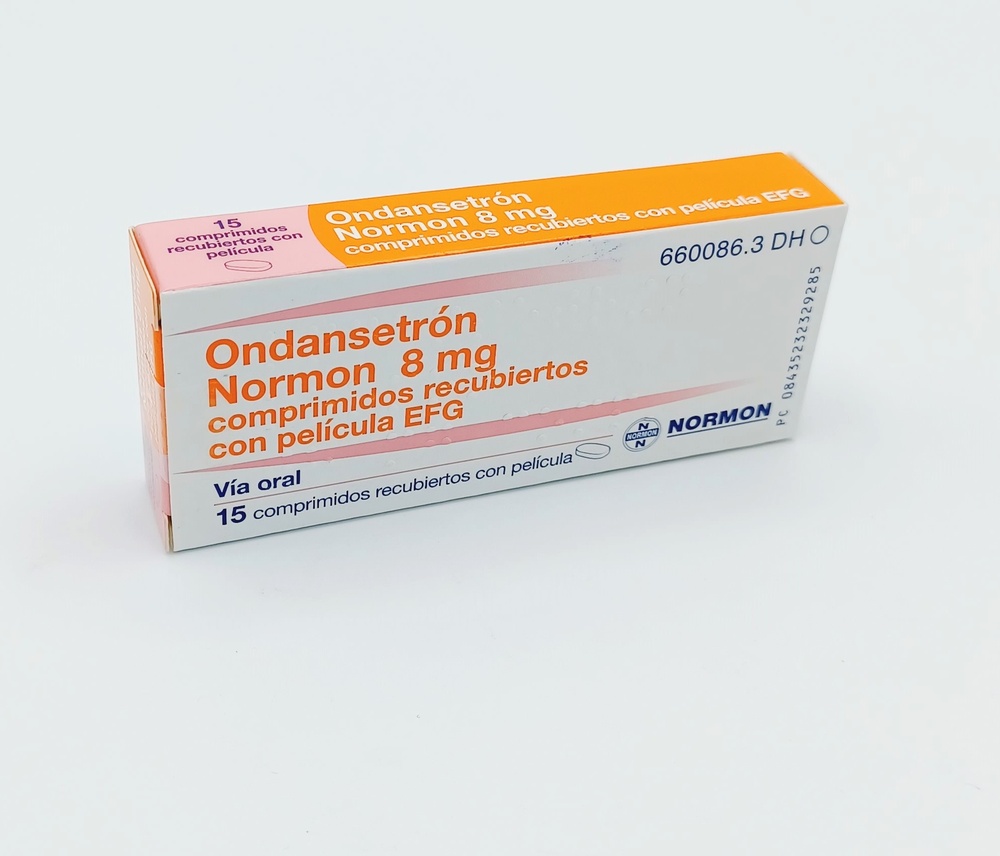 ONDANSETRON NORMON 8 mg COMPRIMIDOS REVESTIDOS POR PELÍCULA