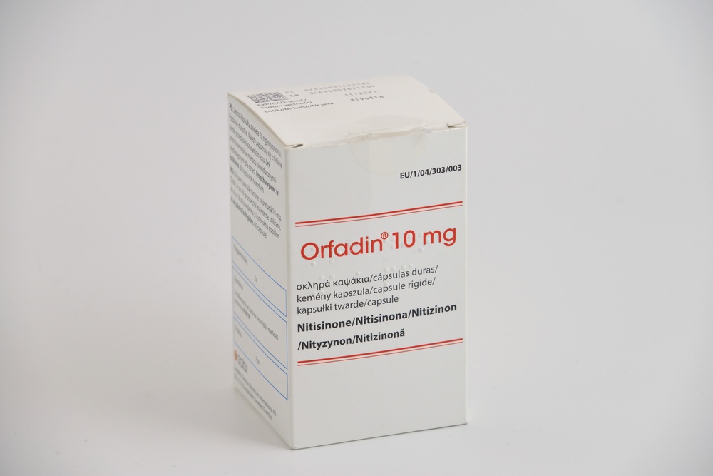 ORFADIN 10 mg CÁPSULAS DURAS