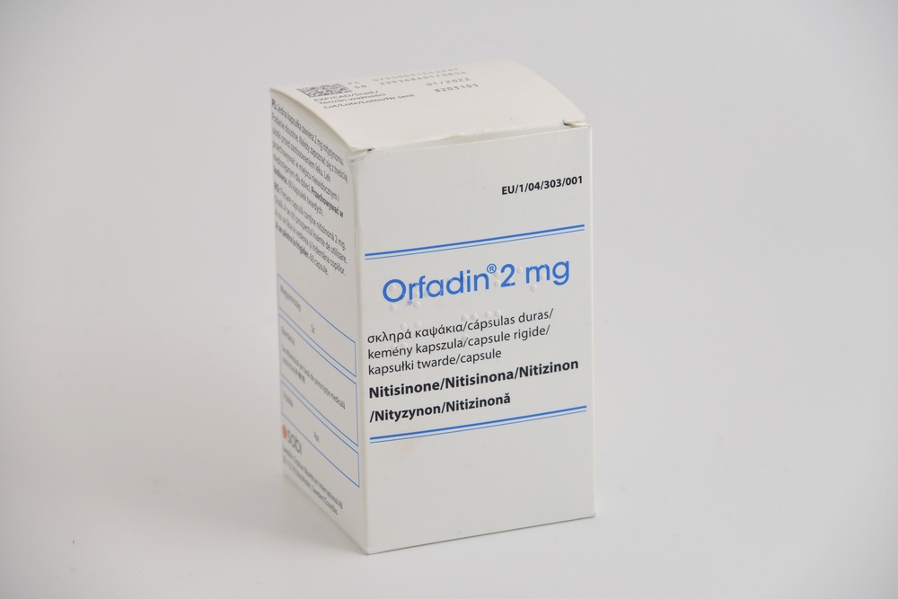 ORFADIN 2 mg CÁPSULAS DURAS