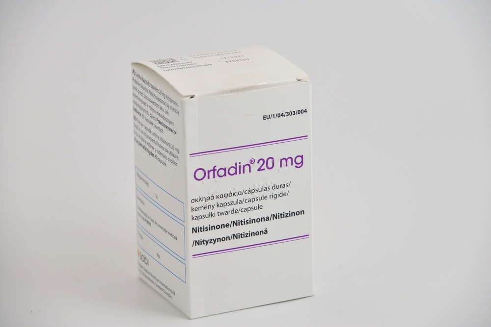 ORFADIN 20 mg CÁPSULAS DURAS