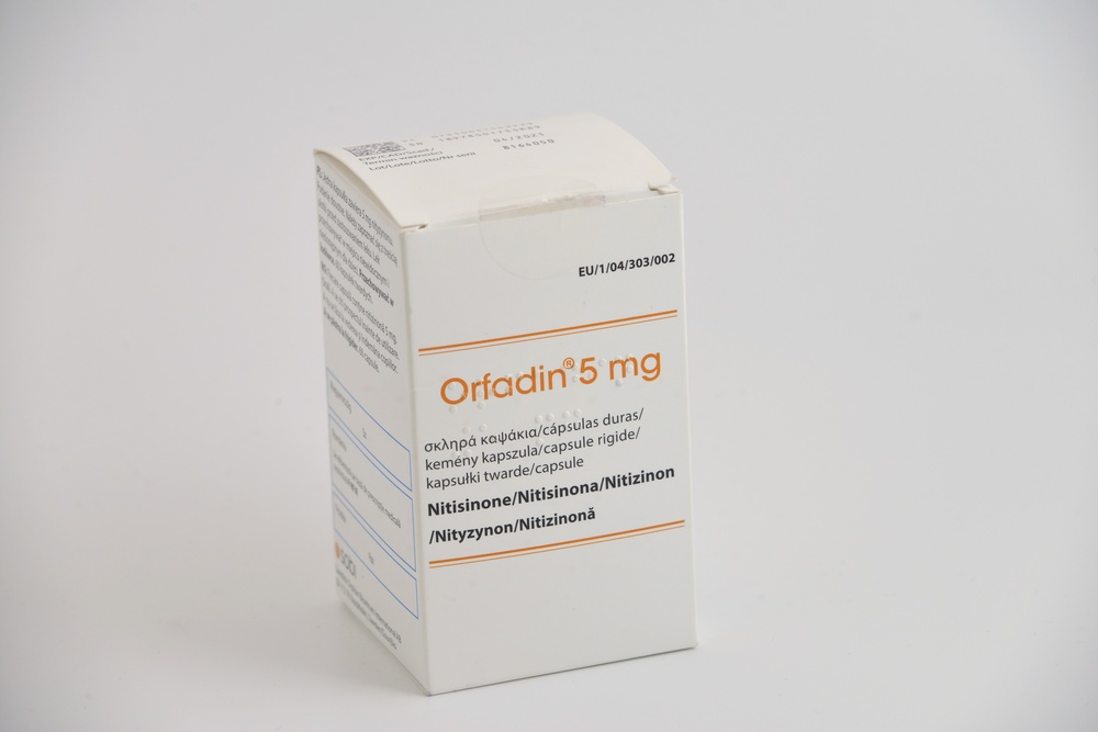 ORFADIN 5 mg CÁPSULAS DURAS