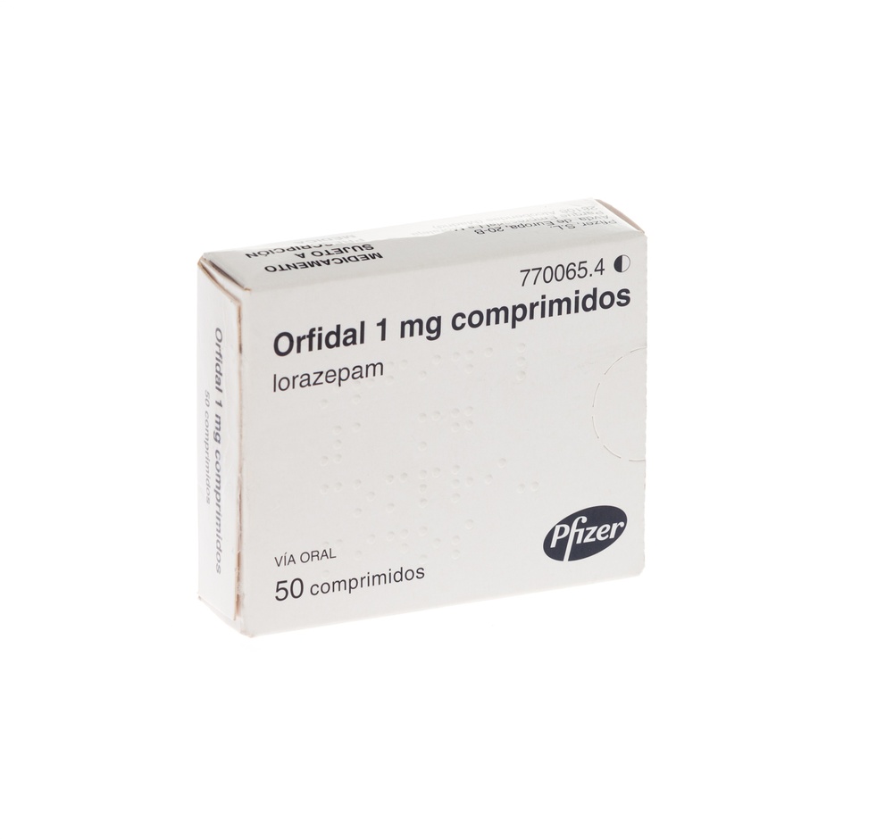 ORFIDAL 1 mg COMPRIMIDOS
