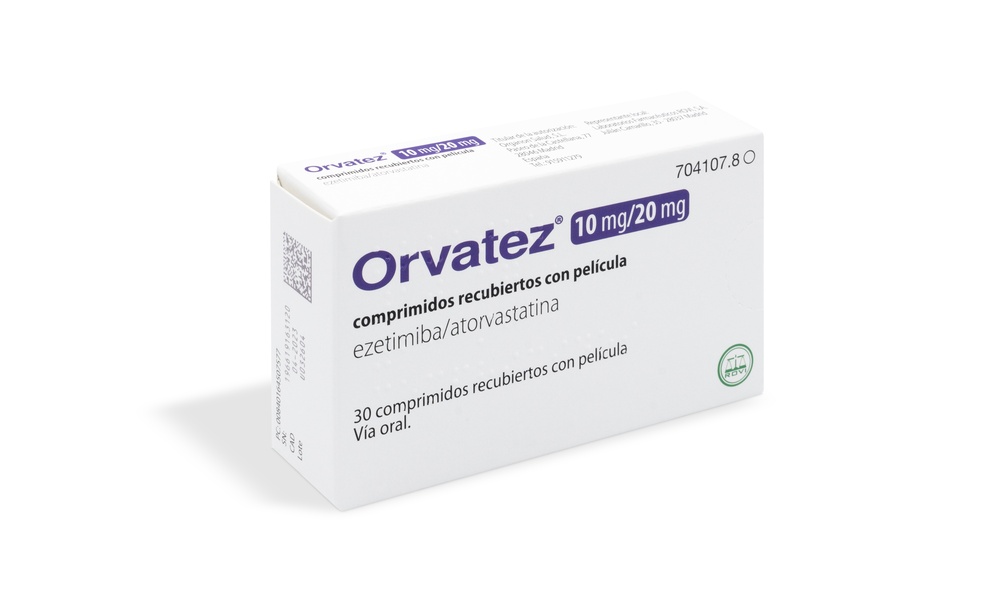 ORVATEZ 10 MG/20 MG COMPRIMIDOS REVESTIDOS POR PELÍCULA
