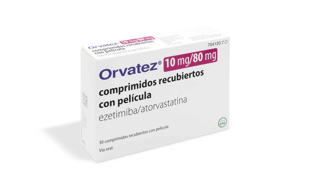 ORVATEZ 10 MG/80 MG COMPRIMIDOS REVESTIDOS POR PELÍCULA
