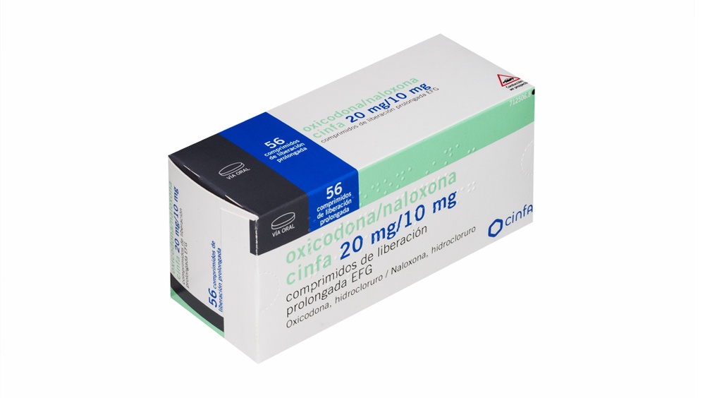 OXICODONA/NALOXONA CINFA 20 mg/10 mg COMPRIMIDOS DE LIBERTAÇÃO PROLONGADA