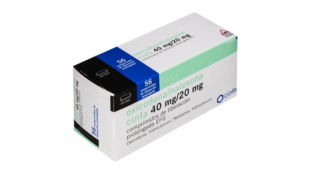OXICODONA/NALOXONA CINFA 40 mg/20 mg COMPRIMIDOS DE LIBERTAÇÃO PROLONGADA