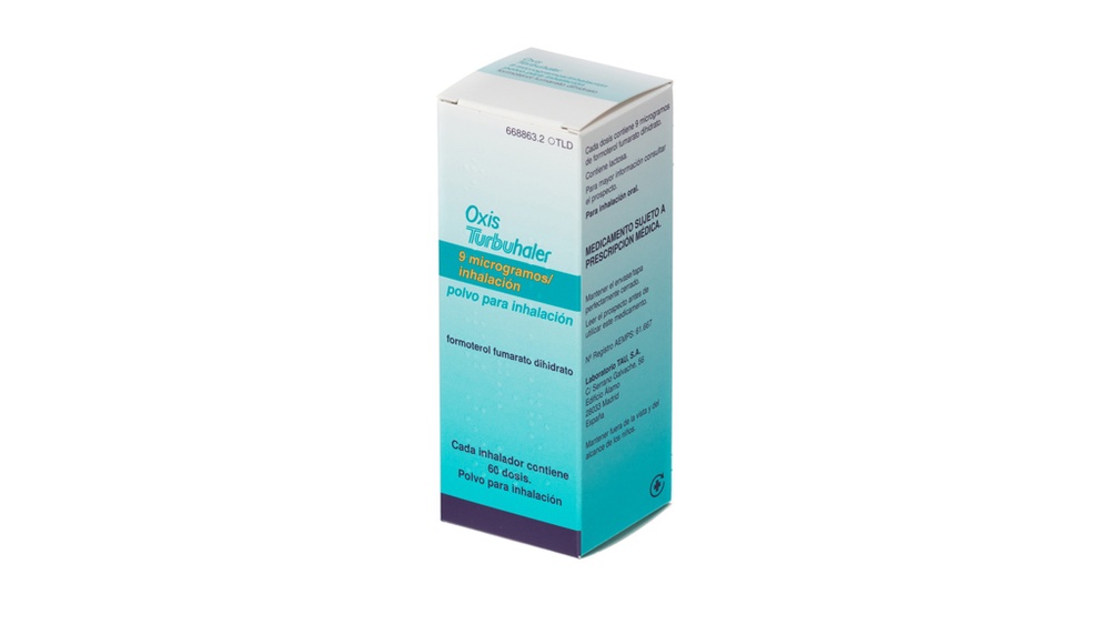 OXIS TURBUHALER 9 microgramas PÓ PARA INALAÇÃO