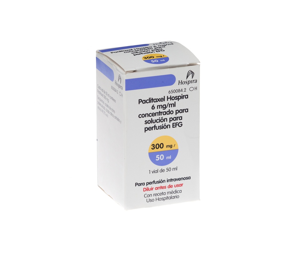 PACLITAXEL HOSPIRA 6 mg/ml CONCENTRADO PARA SOLUÇÃO PARA PERFUSÃO