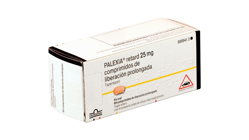 PALEXIA RETARD 25 mg COMPRIMIDOS DE LIBERTAÇÃO PROLONGADA