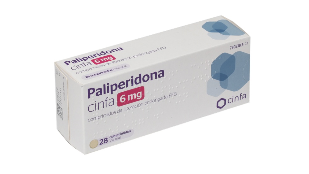 PALIPERIDONA CINFA 6 mg COMPRIMIDOS DE LIBERTAÇÃO PROLONGADA