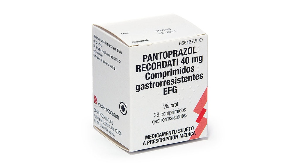 PANTOPRAZOL RECORDATI 40 mg COMPRIMIDOS GASTRO-RESISTENTES