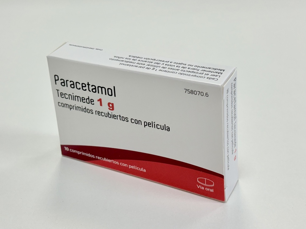 PARACETAMOL TECNIMEDE 1 g COMPRIMIDOS REVESTIDOS POR PELÍCULA