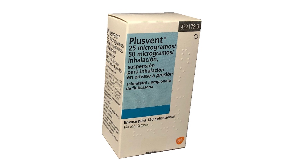PLUSVENT 25 microgramas/50 microgramas/inalação, suspensão para inalação sob pressão