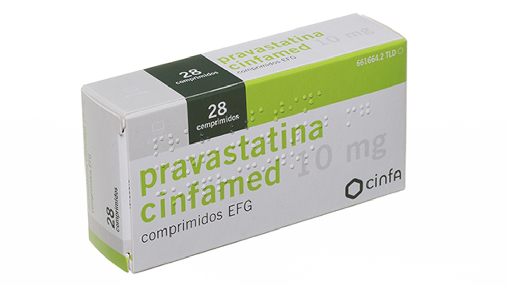 PRAVASTATINA CINFAMED 10 mg COMPRIMIDOS