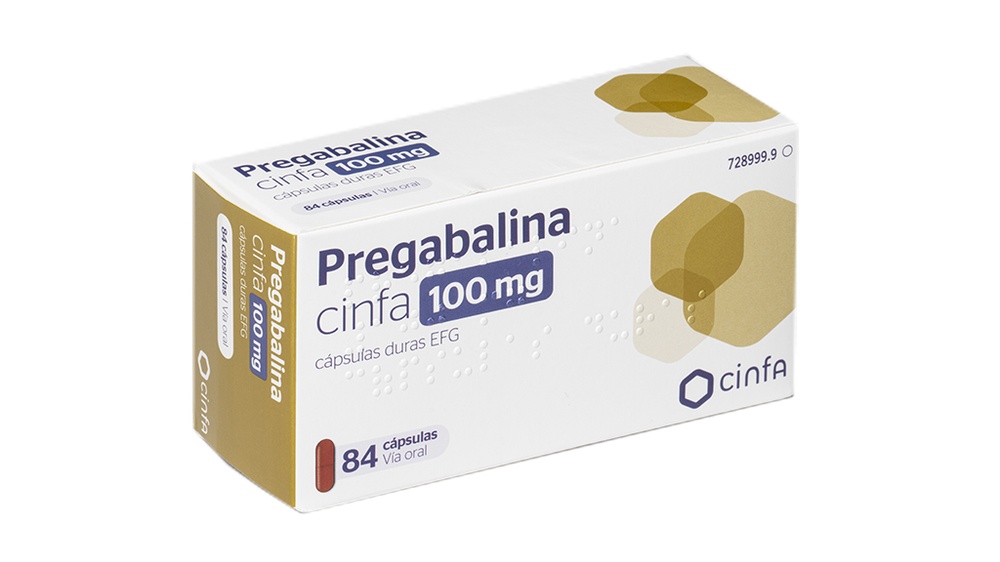 PREGABALINA CINFA 100 mg CÁPSULAS DURAS