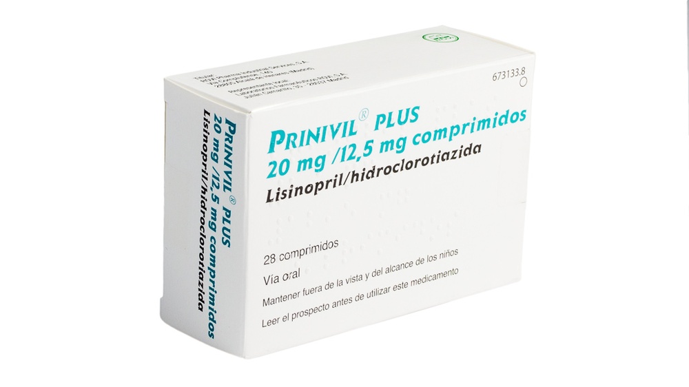 PRINIVIL PLUS 20 mg/12,5 mg COMPRIMIDOS