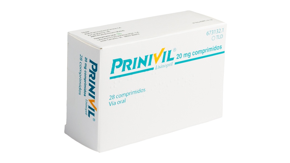 PRINIVIL 20 mg COMPRIMIDOS