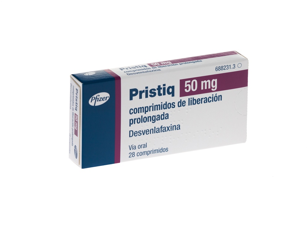 PRISTIQ 50 mg COMPRIMIDOS DE LIBERTAÇÃO PROLONGADA