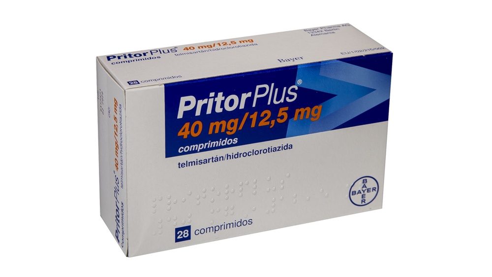 PRITORPLUS 40 mg/12,5 mg COMPRIMIDOS