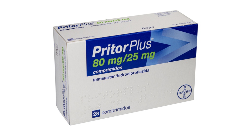 PRITORPLUS 80 mg/25 mg COMPRIMIDOS