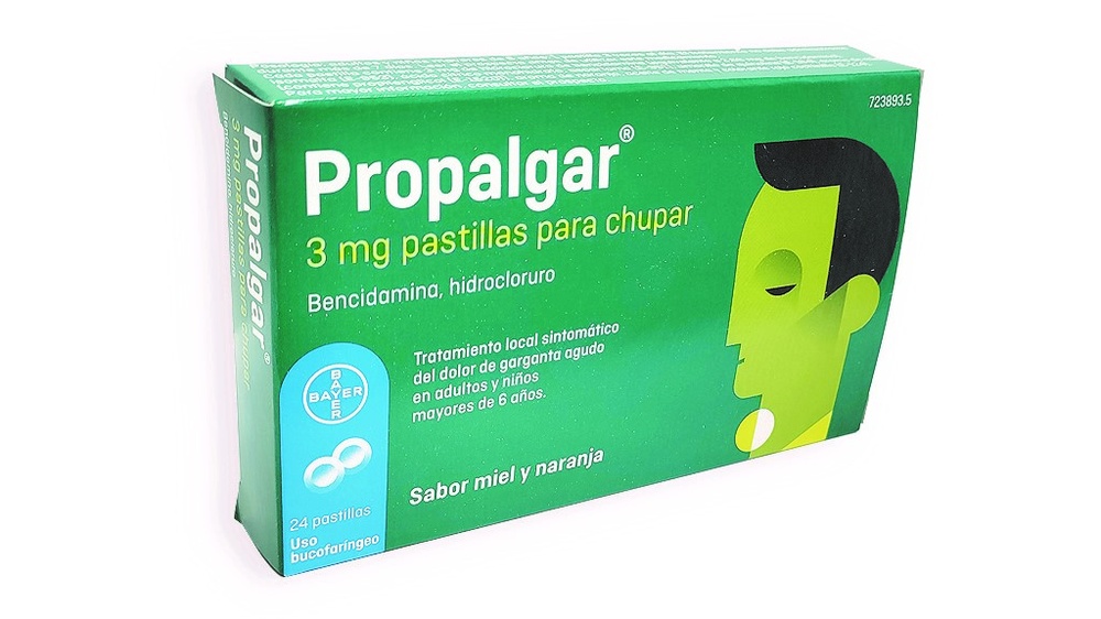 PROPALGAR 3 mg PASTILHAS PARA CHUPAR