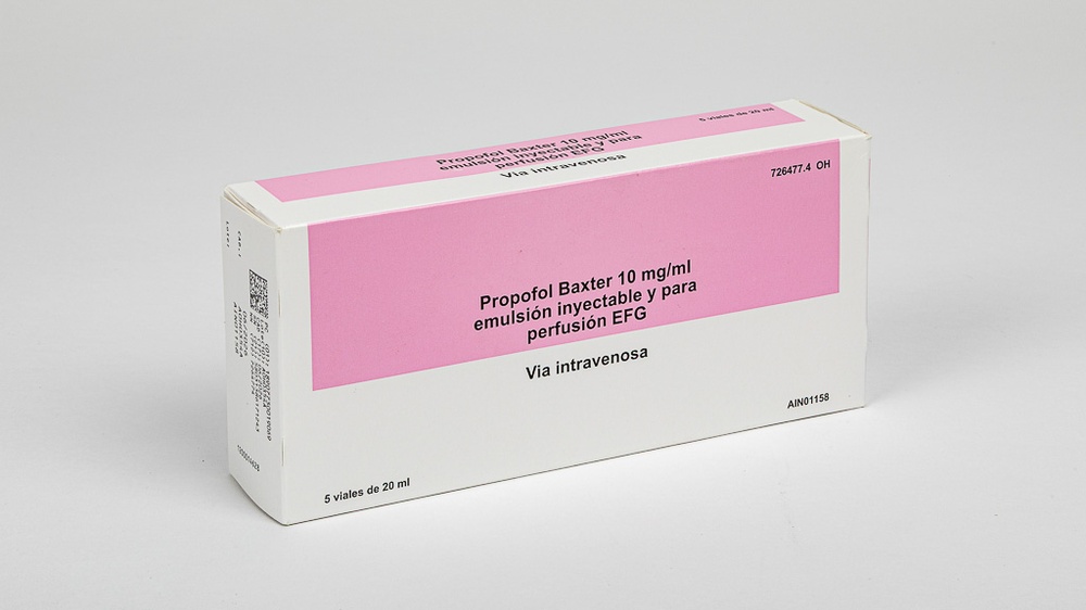 PROPOFOL BAXTER 10mg/ml Emulsão para Injecção e Perfusão