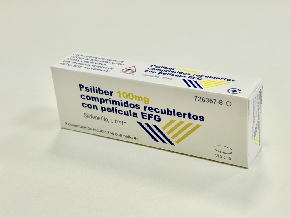 PSILIBER 100 mg COMPRIMIDOS REVESTIDOS POR PELÍCULA