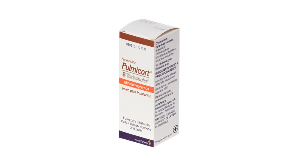 PULMICORT TURBUHALER 100 microgramas/inalação PÓ PARA INALAÇÃO