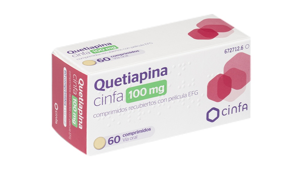 QUETIAPINA CINFA 100 mg COMPRIMIDOS REVESTIDOS POR PELÍCULA